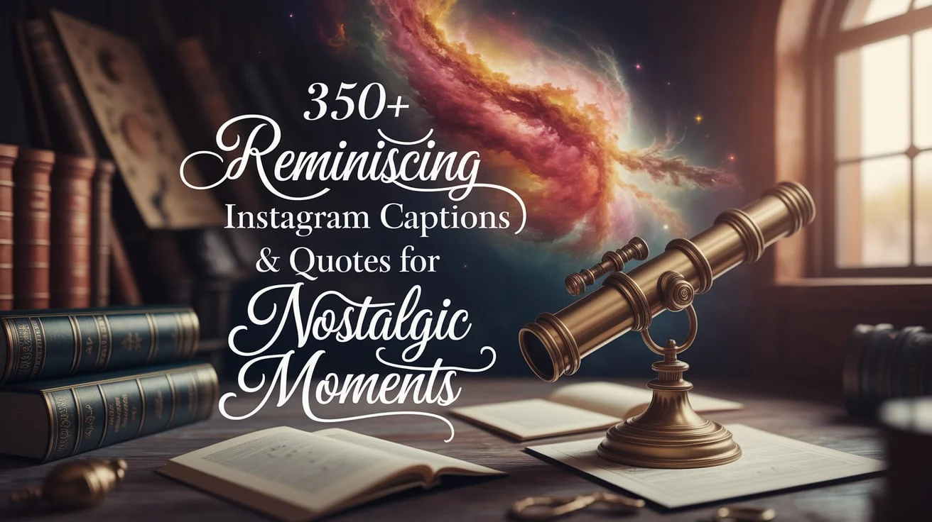 Reminiscing Instagram Captions & Quotes for Nostalgic Moments
