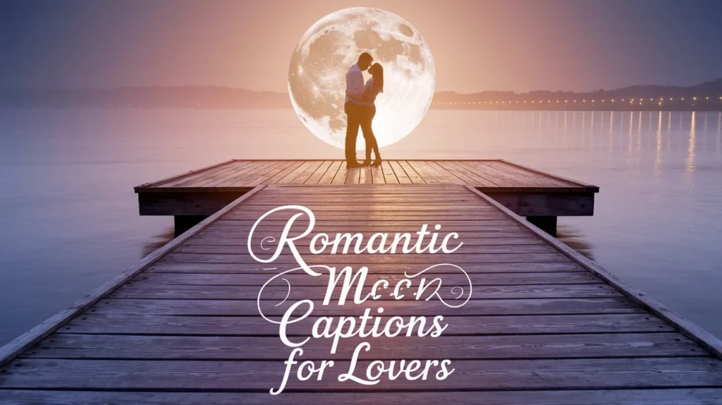 Romantic Moon Captions for Lovers