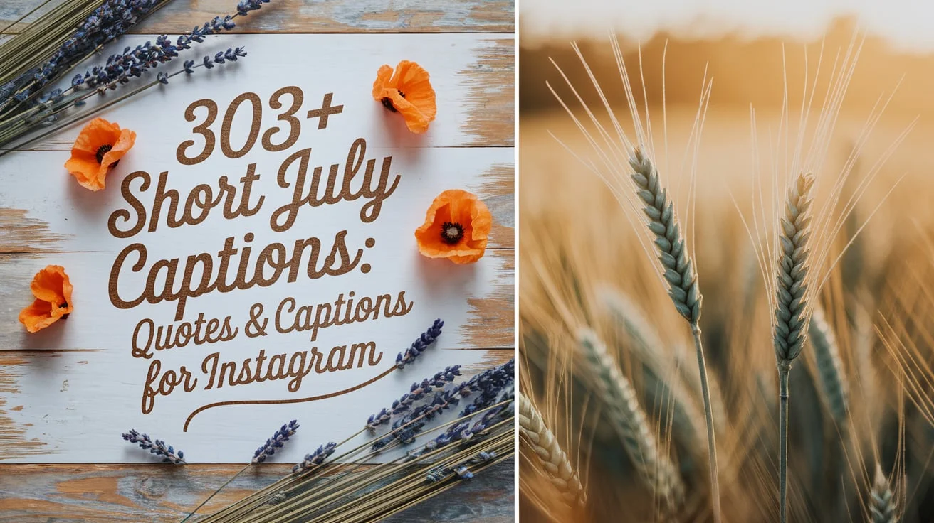 Short July Captions