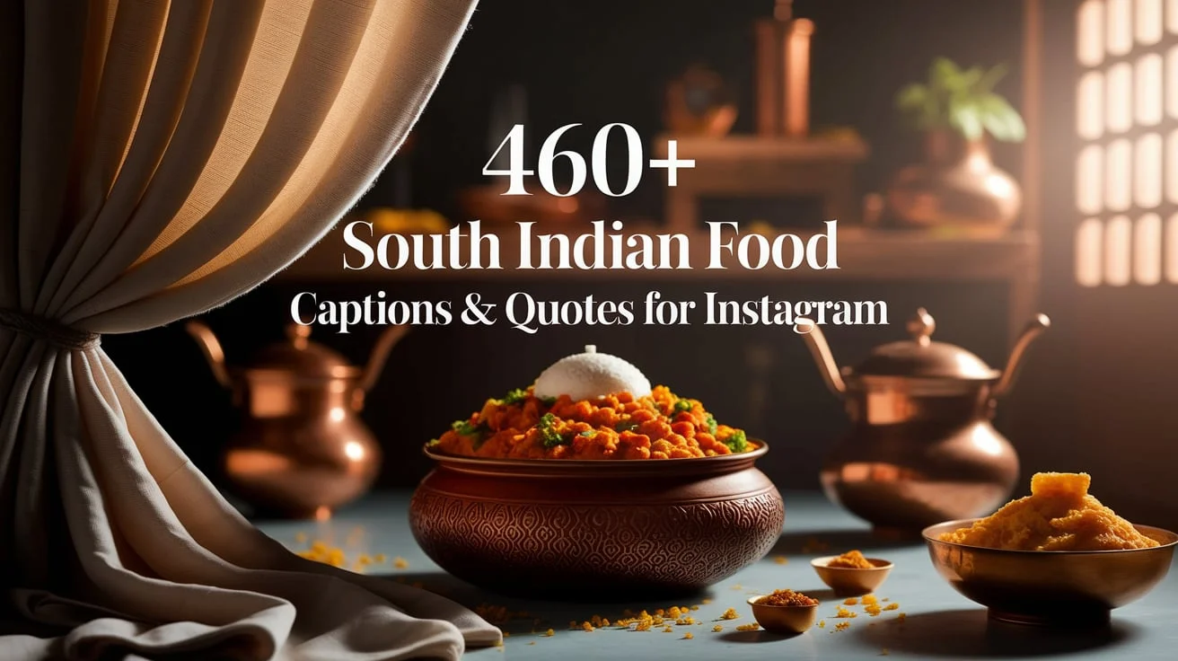 South Indian Food Captions & Quotes For Instaram
