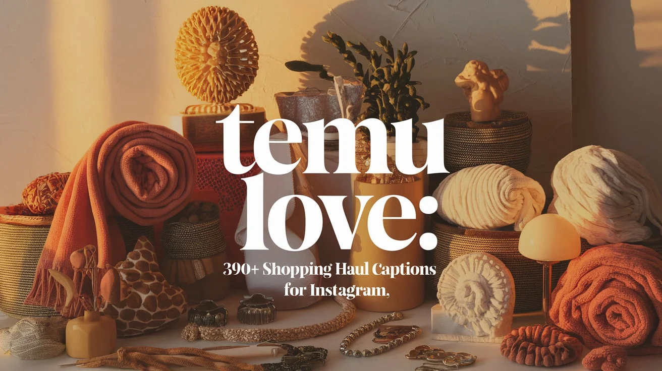 Temu Shopping Captions