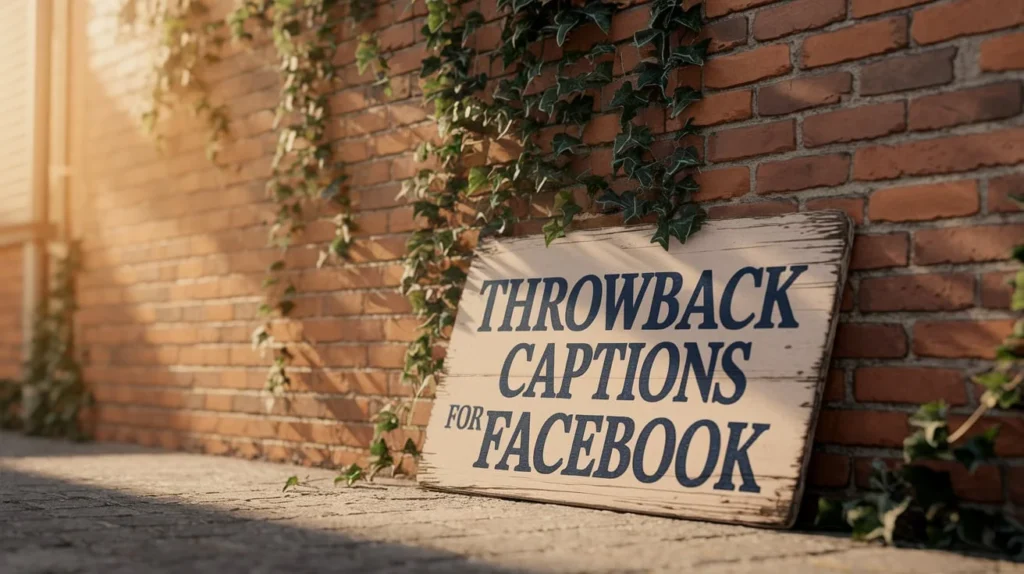 Throwback Captions for Facebook