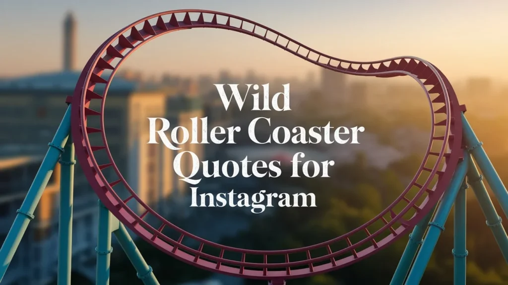 Wild Roller Coaster Quotes for Instagram