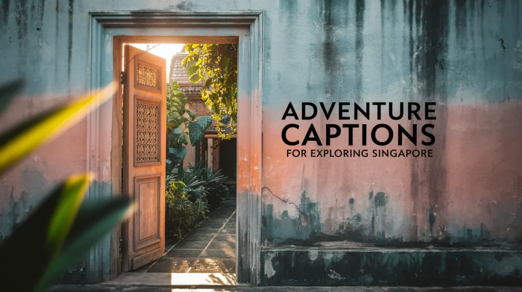 Adventure Captions for Exploring Singapore