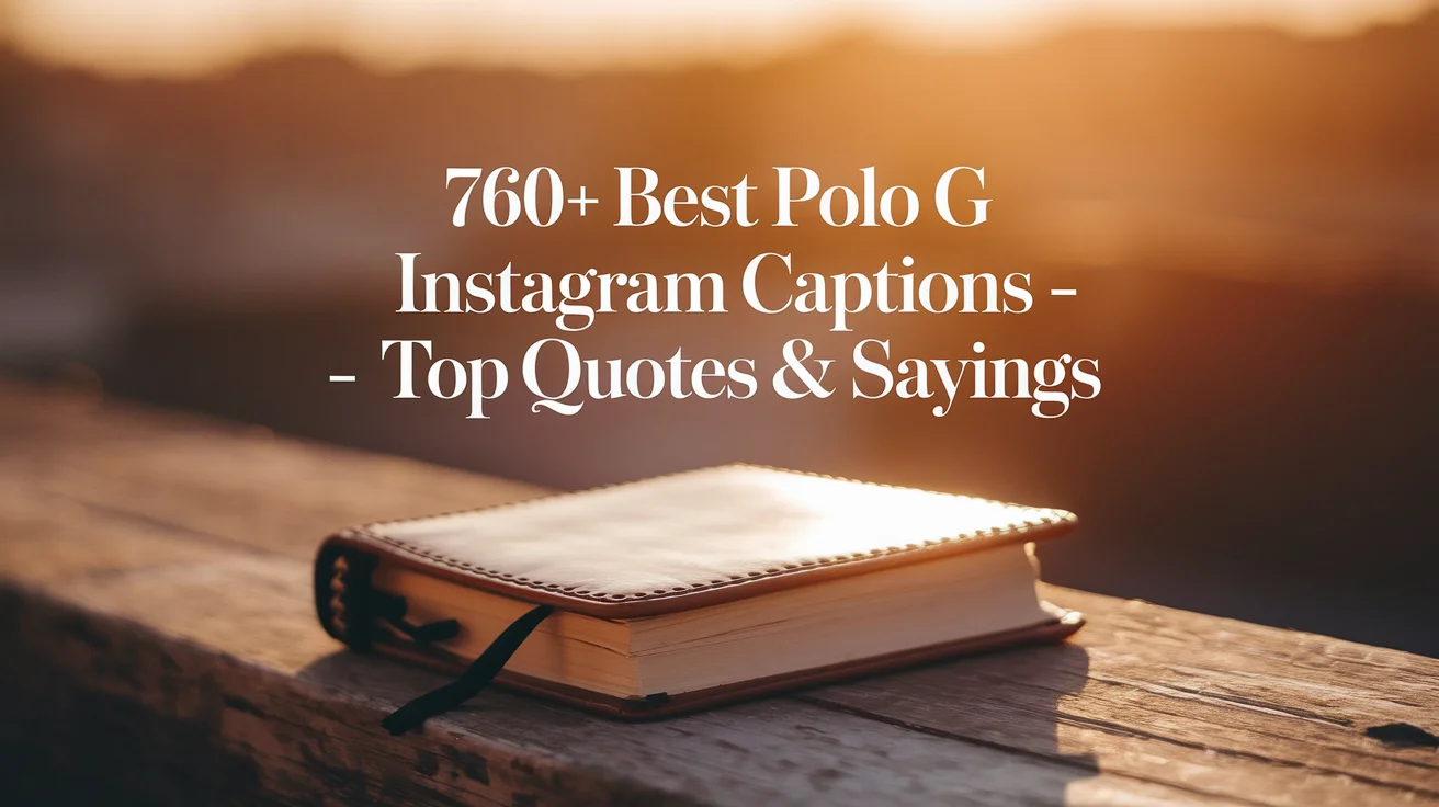 760+ Best Polo G Instagram Captions – Top Quotes & Sayings
