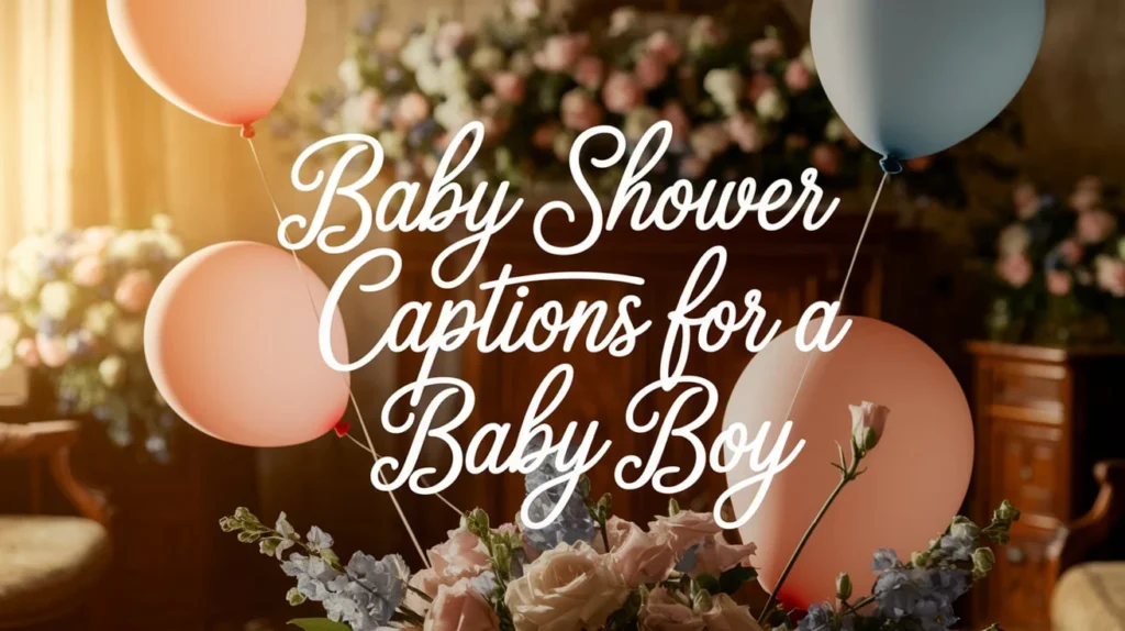 Baby Shower Captions for a Baby Boy