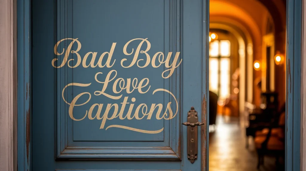 Bad Boy Love Captions