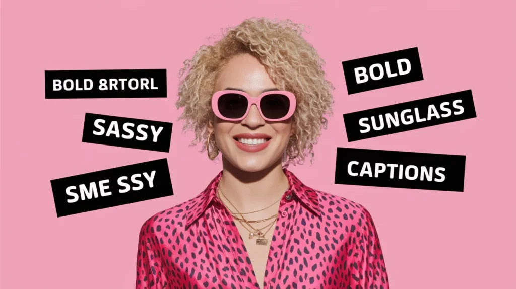 Bold and Sassy Sunglass Captions