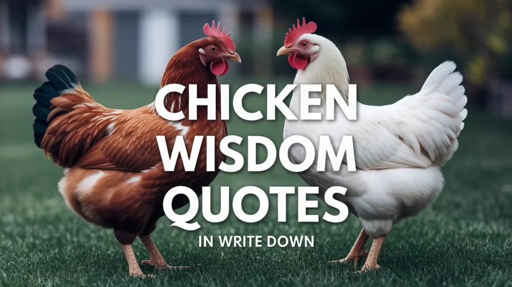 Chicken Wisdom Quotes
