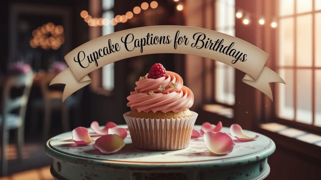Cupcake Captions for Birthdays