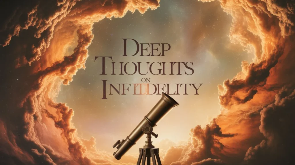 Deep Thoughts on Infidelity