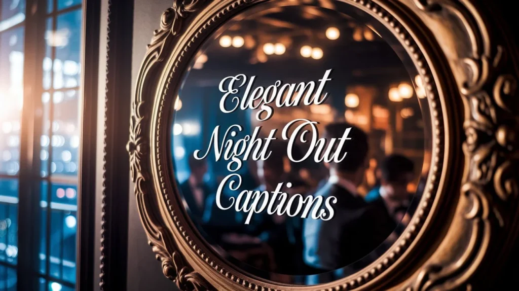 Elegant Night Out Captions