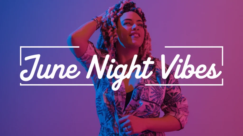 June Night Vibes Captions