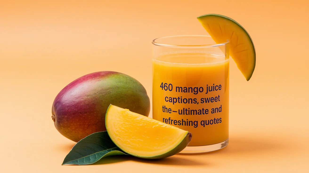 Mango Juice Captions: The Ultimate Guide to Sweet and Refreshing Quotes