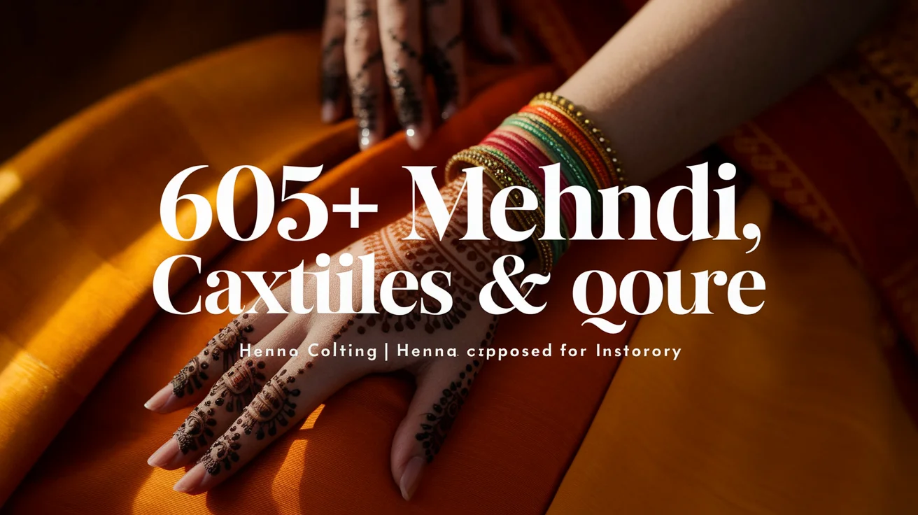 Mehndi Captions and Quotes | Henna Captions for Instagram