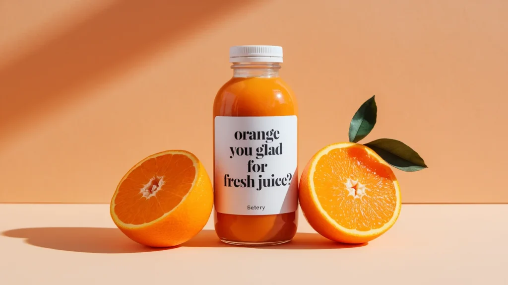 Orange You Glad for Fresh Juice?
