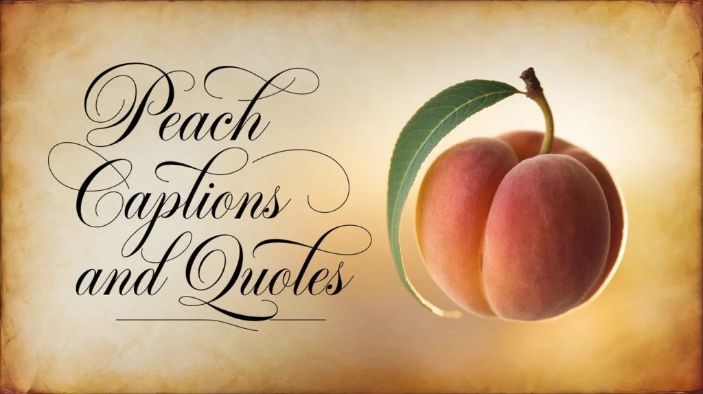 Peach Captions and Quotes