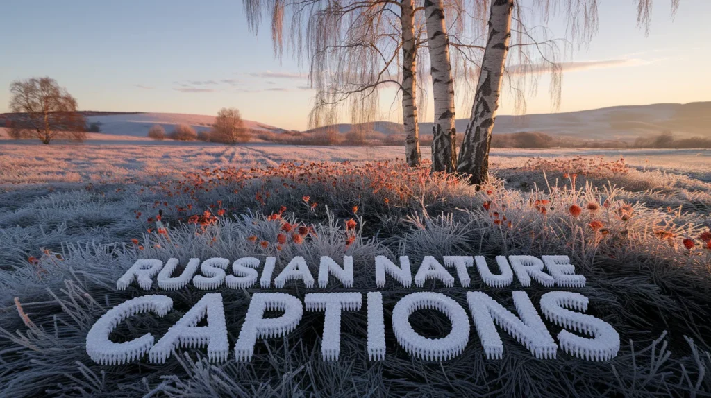 Russian Nature Captions