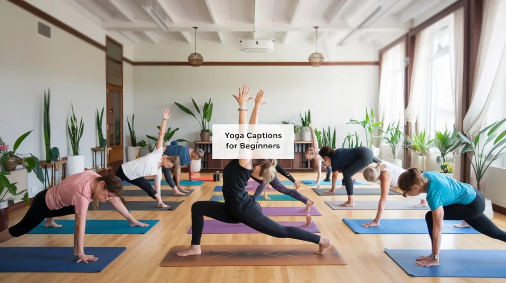 Yoga Captions for Beginners