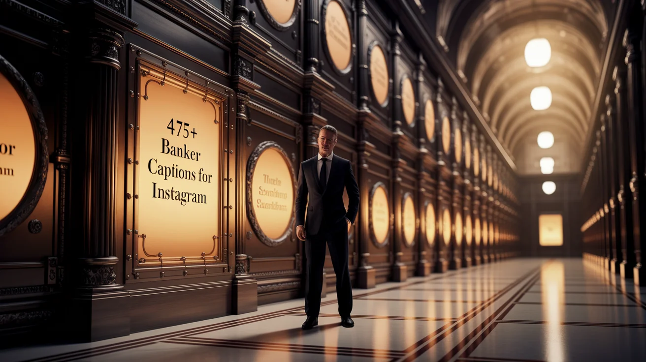 Banker Captions for Instagram with Power Vibes