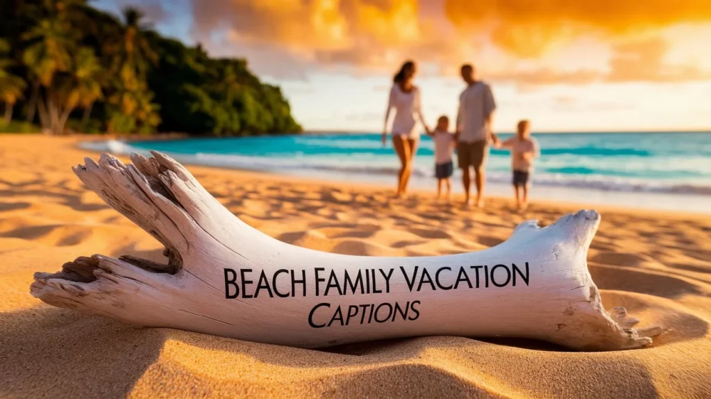 Beach Family Vacation Captions