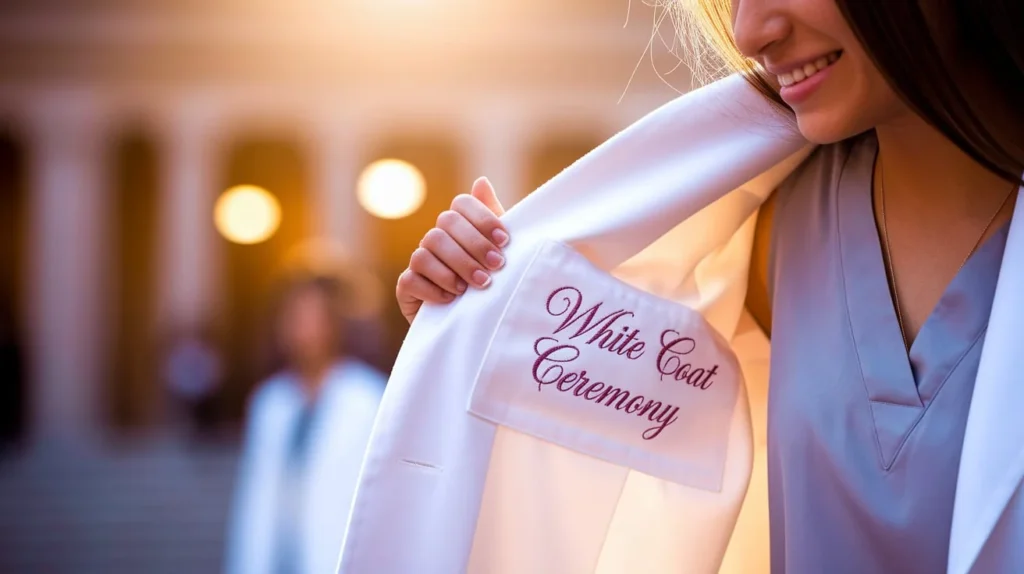 Captions for White Coat Ceremony