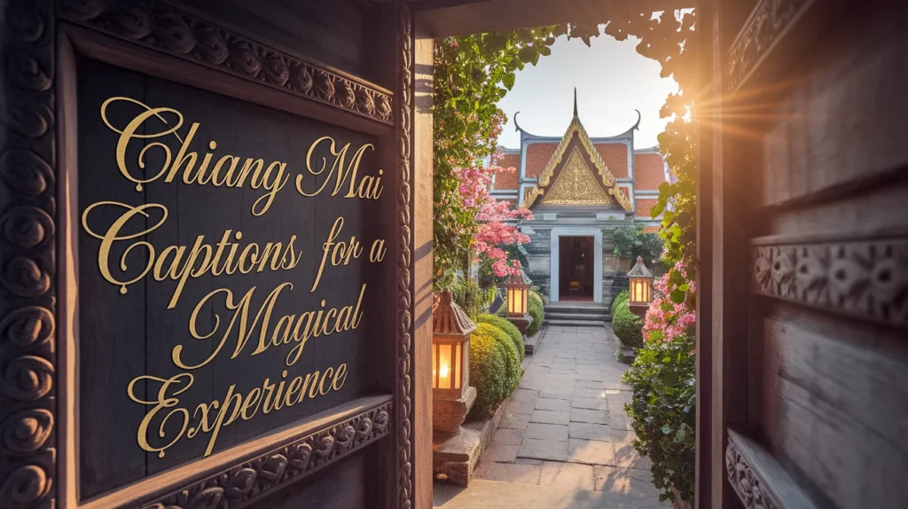 Chiang Mai Captions for a Magical Experience