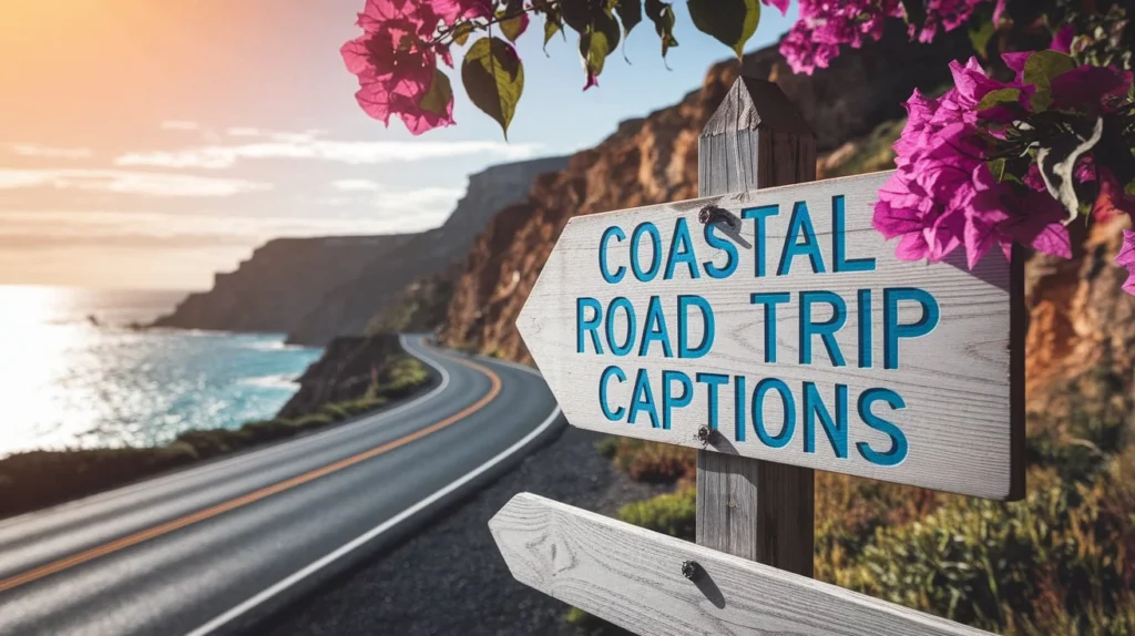 Coastal Road Trip Captions