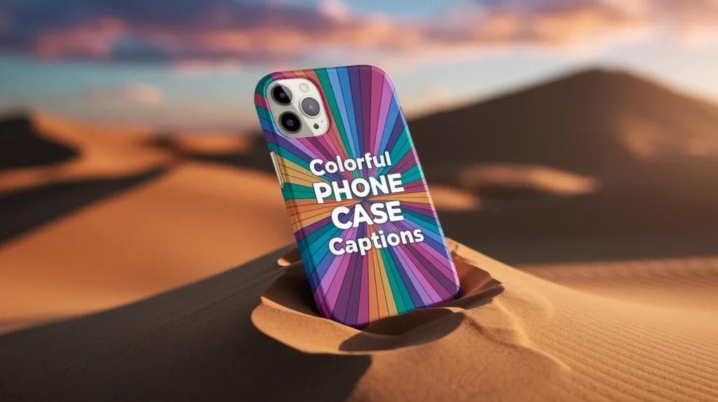 Colorful Phone Case Captions