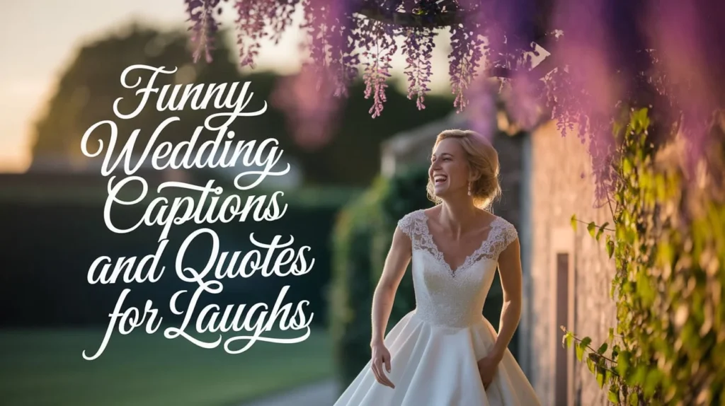 Funny Wedding Captions and Quotes for Laughs