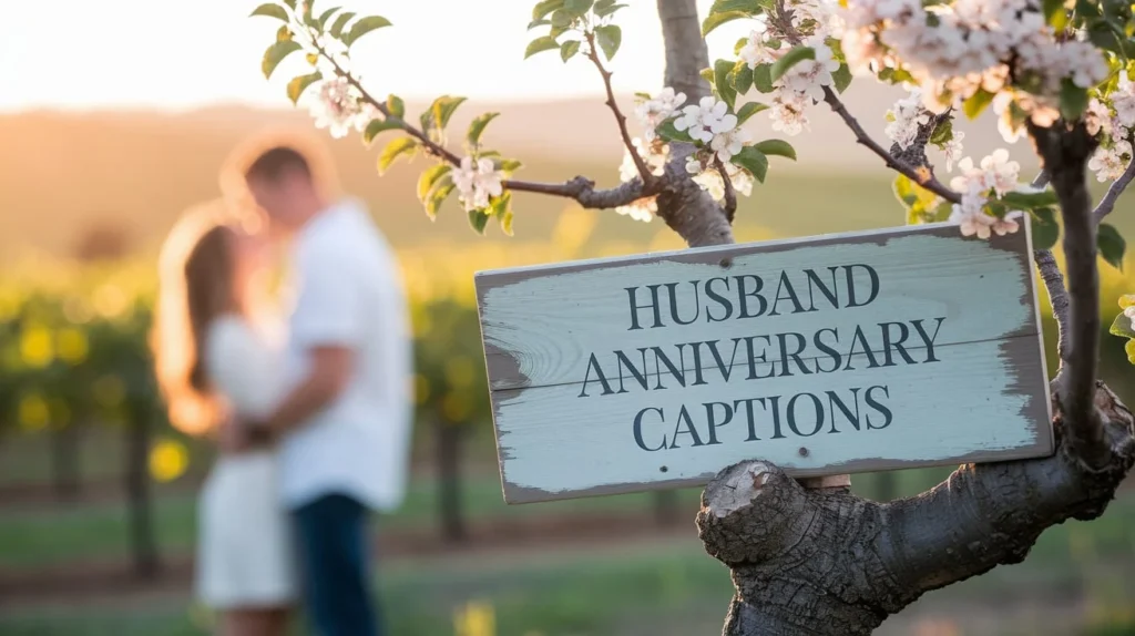 Husband Anniversary Captions