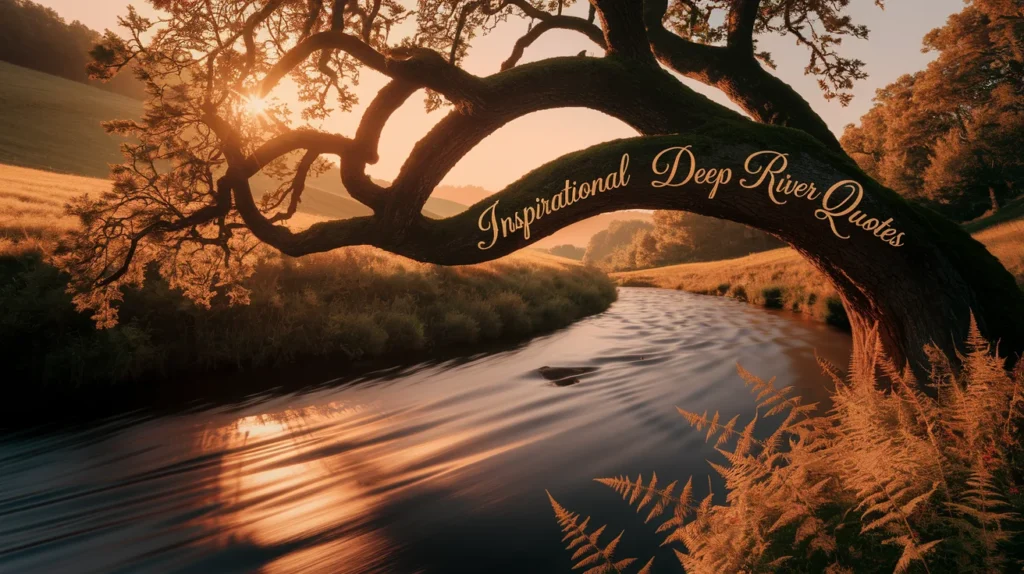 Inspirational and Deep River Quotes