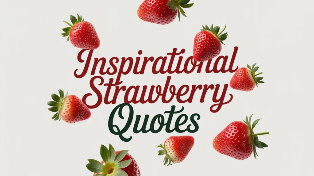 Inspirational Strawberry Quotes