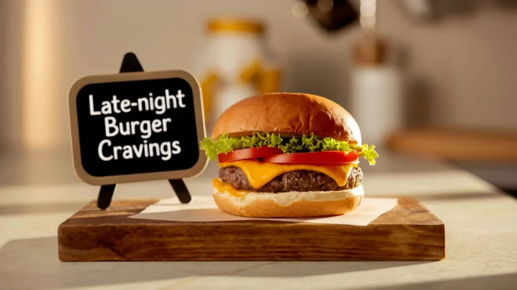 Late-Night Burger Cravings