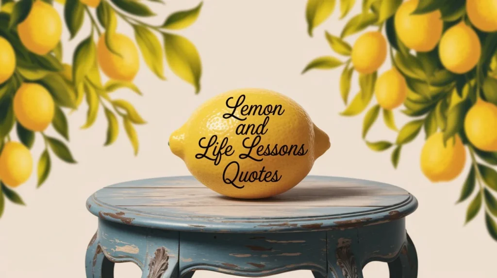 Lemon and Life Lessons Quotes