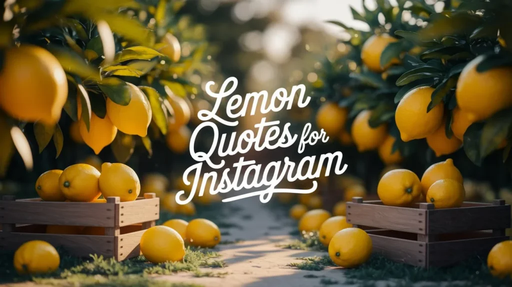 Lemon Quotes for Instagram
