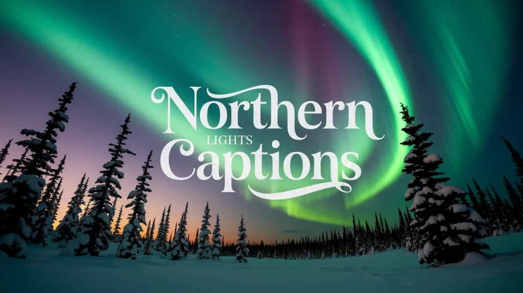 Northern Lights Captions