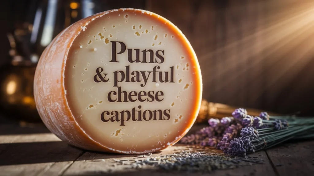 Puns & Playful Cheese Captions