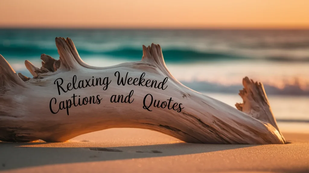 Relaxing Weekend Captions and Quotes