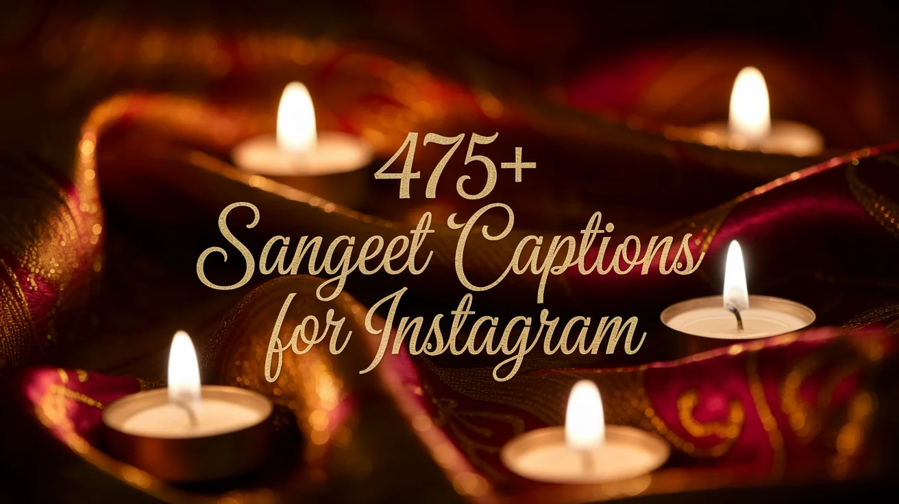 Sangeet Captions For Instagram