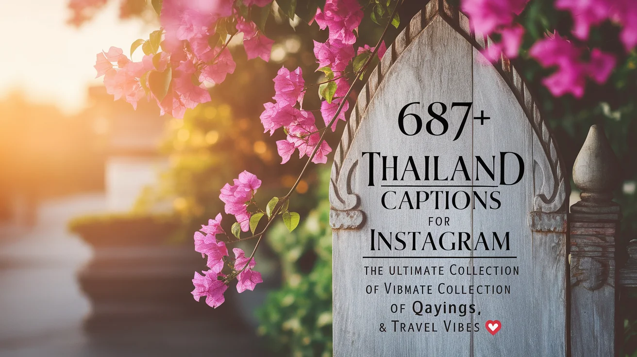 Thailand Captions for Instagram – The Ultimate Collection of Quotes, Sayings & Travel Vibes 🇹🇭