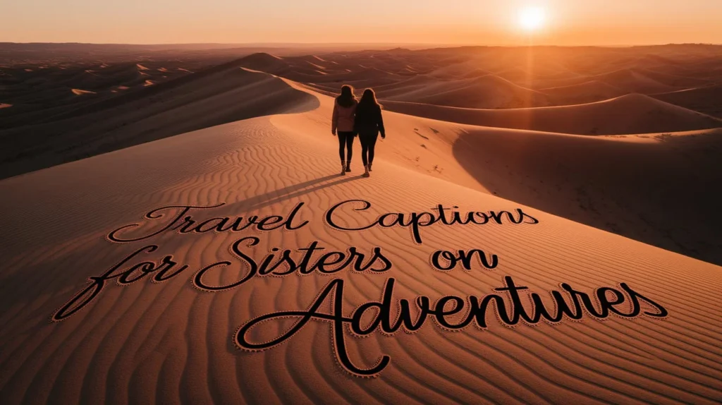 Travel Captions for Sisters on Adventures