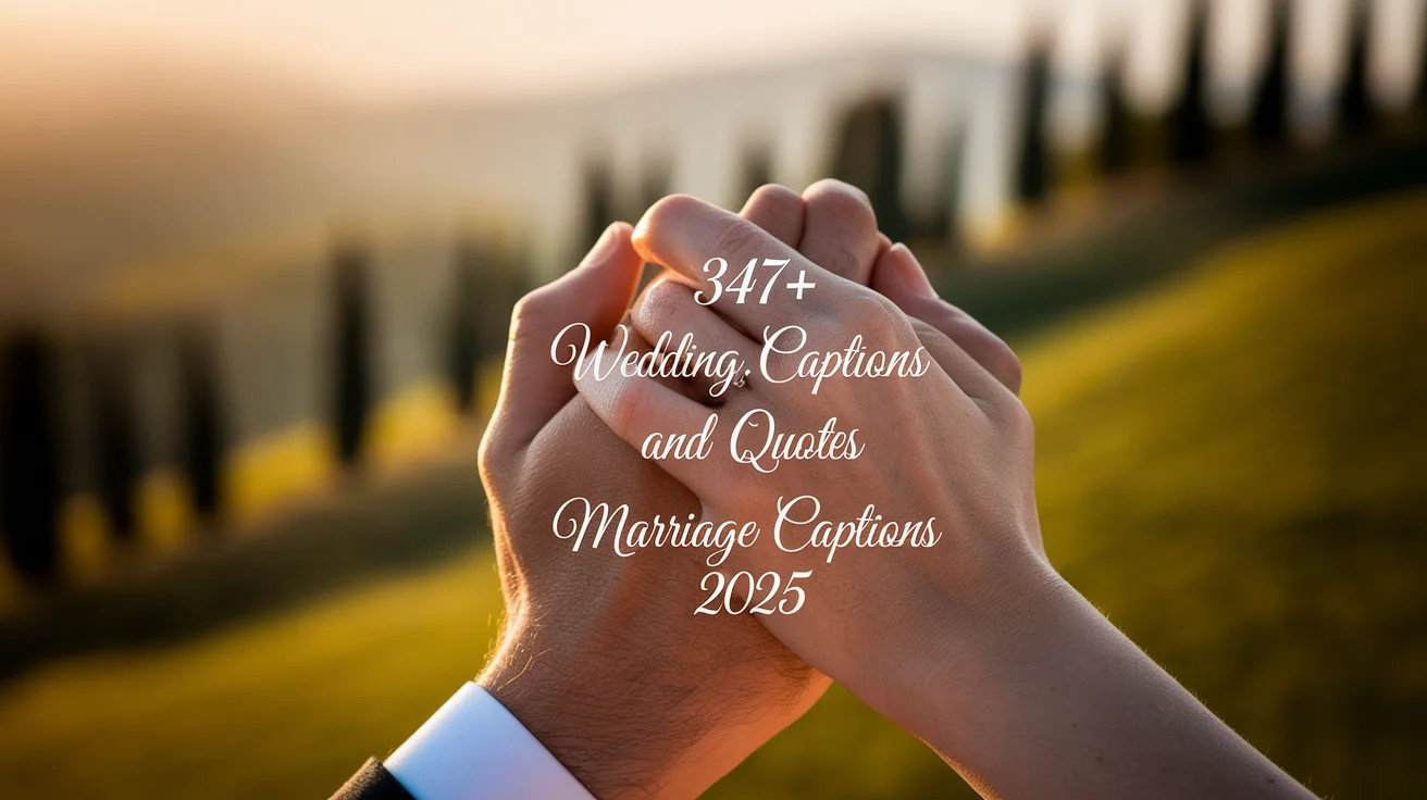 Wedding Captions and Quotes | Marriage Captions 2025