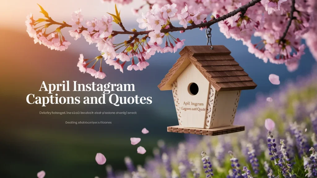 April Instagram Captions and Quotes