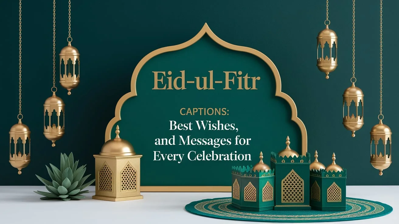 Eid-ul-Fitr Captions 2026: Best Wishes, Quotes & Messages for Every Celebration