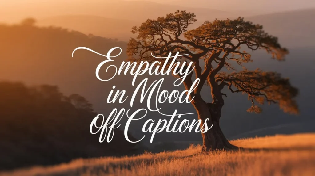 Empathy in Mood Off Captions