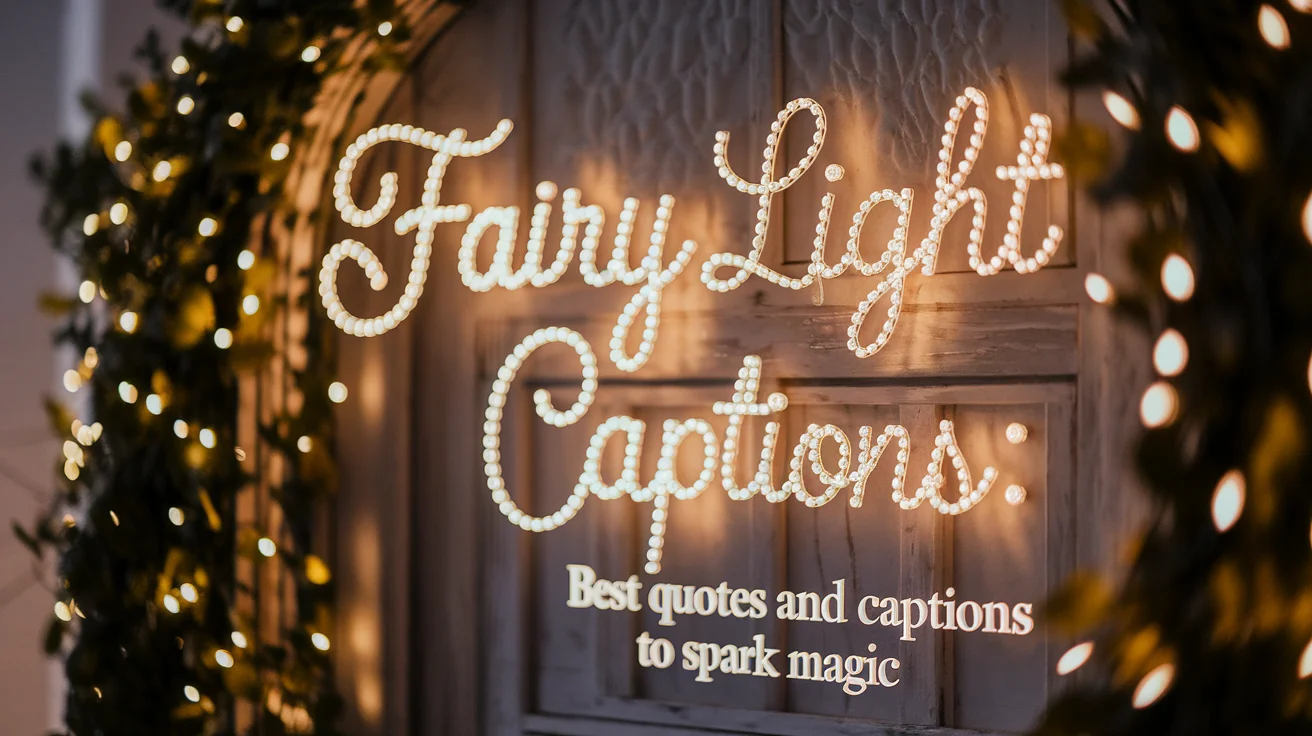 Fairy Light Captions: Best Quotes and Captions to Spark Magic
