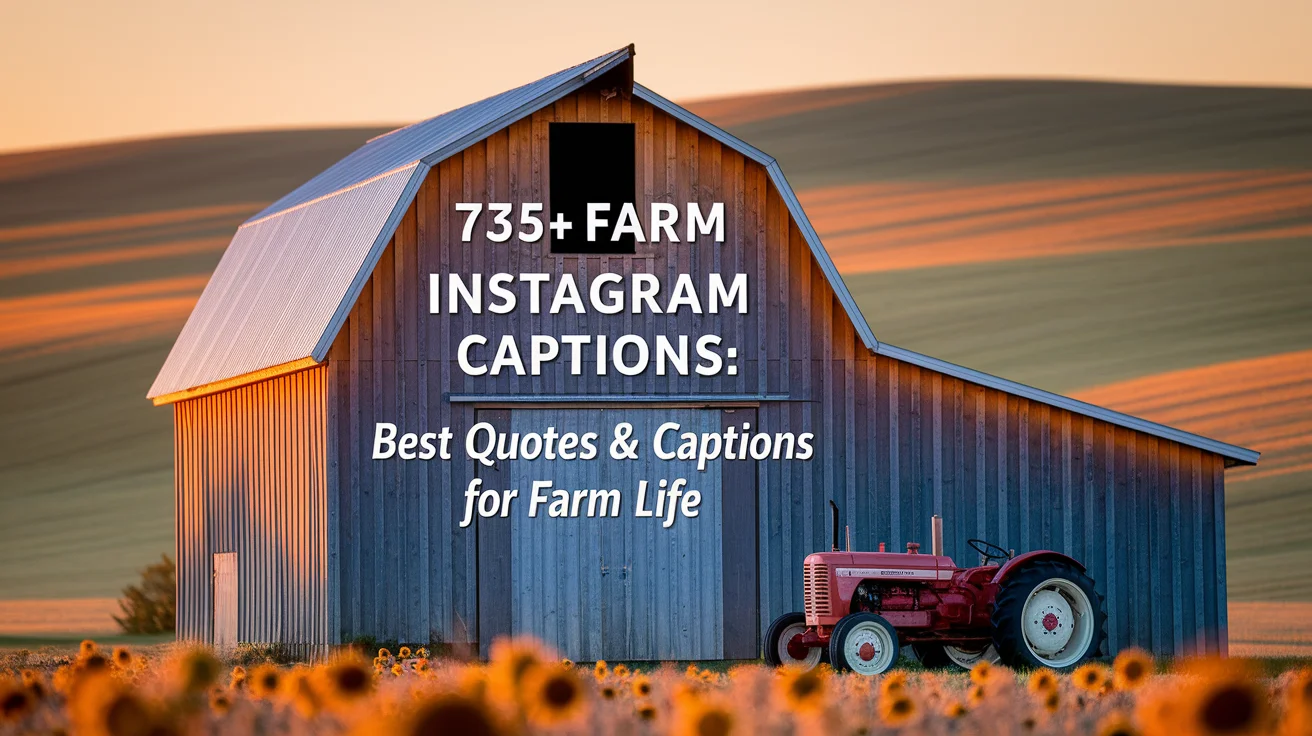 Farm Instagram Captions: Best Quotes & Captions for Farm Life