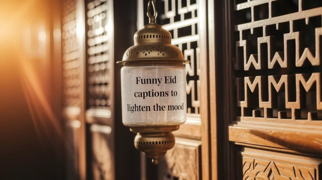 Funny Eid Captions to Lighten the Mood