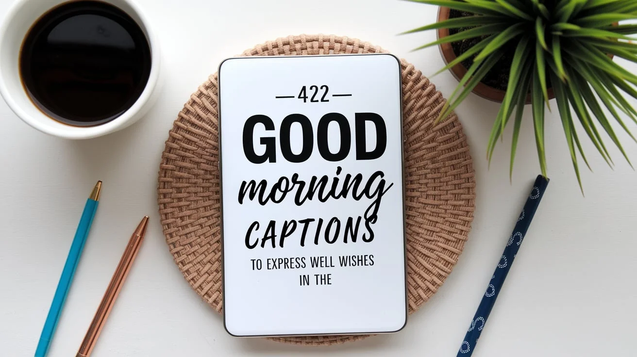 Good Morning Captions and Quotes to Express Well Wishes with Style